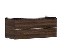 hansgrohe Xelu Q meuble sous-vasque 54085000 1180x485x550mm, 2 tiroirs, noyer foncé, chromé
