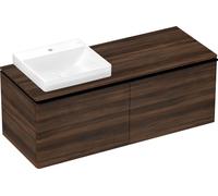 hansgrohe Xelu Q Meuble sous-lavabo, 1360x550, 2 tiroirs, pour console avec vasque à poser, poli, 54069670