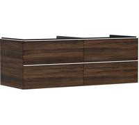 hansgrohe Xelu Q Meuble sous-lavabo, 1360x550, 4 tiroirs, pour vasques à poser, sans découpe de siphon, 54089700