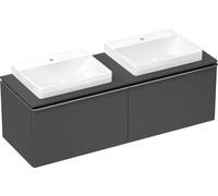 hansgrohe Xelu Q Meuble sous-lavabo, 1560x550, 2 tiroirs, pour console avec vasque à poser, poli, 54071000