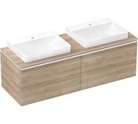 hansgrohe Xelu Q Meuble sous-lavabo, 1560x550, 2 tiroirs, pour console avec vasque à poser, poli, 54072700