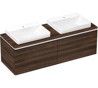 hansgrohe Xelu Q Meuble sous-lavabo, 1560x550, 2 tiroirs, pour console avec vasque à poser, poli, 54073700
