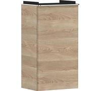 Hansgrohe Xelu Q Meuble sous-lavabo, 340x245 pour Lave-Mains, 1 Porte, charnières à Gauche, 54013000, Couleur: Meuble chêne Naturel/poignée Chrome