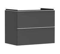 Hansgrohe Meuble sous-lavabo Xelu Q 78×49,5×60,5 cm 2 tiroirs gris diamant mat 54028700