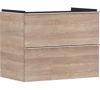 Hansgrohe Xelu Q armoire 78x49.5x60.5 cm sous-lavabo suspendu chêne-chrome 54029000