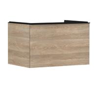 hansgrohe Xelu Q meuble sous-vasque 54056670 780x485x550mm, avec tiroir, chêne naturel, noir mat