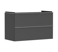 hansgrohe Xelu Q meuble sous-vasque 54032000 980x605x475mm, 2 tiroirs, gris diamant mat, chromé