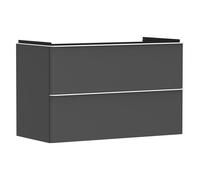 hansgrohe Xelu Q meuble sous-vasque 54032700 980x605x475mm, 2 tiroirs, gris diamant mat, blanc mat