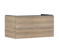 hansgrohe Xelu Q meuble sous-vasque 54080700 980x485x550mm, 2 tiroirs, chêne naturel, blanc mat