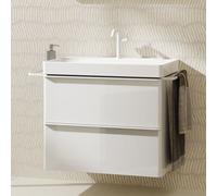 hansgrohe Xelu Q meuble sous-vasque 54027700 780x605x475mm, 2 tiroirs, blanc brillant, blanc mat