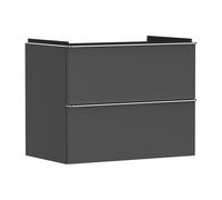 hansgrohe Xelu Q meuble sous-vasque 54028000 780x605x475mm, 2 tiroirs, gris diamant mat, chromé