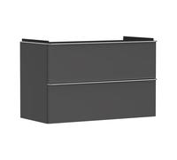 hansgrohe Xelu Q meuble sous-vasque 54032000 980x605x475mm, 2 tiroirs, gris diamant mat, chromé