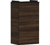 hansgrohe Xelu Q meuble sous-vasque 54018670 340x605x245mm, pour lave-mains , droite, noyer foncé, noir mat