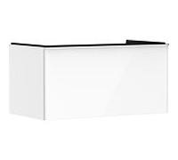 hansgrohe Xelu Q meuble sous-vasque 54058000 980x485x550mm, avec tiroir, blanc brillant, chromé