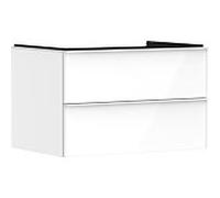 hansgrohe Xelu Q meuble sous-vasque 54074700 780x485x550mm, 2 tiroirs, blanc brillant, blanc mat