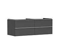 hansgrohe Xelu Q meuble sous-vasque 54087700 1360x485x550mm, 4 tiroirs, gris diamant mat, blanc mat
