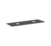 Hansgrohe Console pour vasque Xelu Q 1560x550 2 découpes rondes sans trou Gris diamant mat