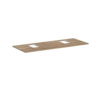 hansgrohe Xelu Q Plan de toilette, 2 découpes, 54125230,