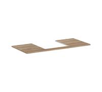 Hansgrohe Plan de travail suspendu Xelu Q 118 x 55 cm Chêne 54096230
