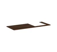 Hansgrohe Plan de toilette Xelu Q 136x55 cm découpe à droite Noyer foncé 54098630