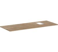 Hansgrohe Xelu Q plan de travail suspendu 136x55 cm Chêne 54124230