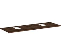 Hansgrohe Xelu Q plan de travail suspendu 156x55 cm noyer 54126630