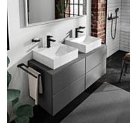hansgrohe Xevolos E accessoire lave-mains 61090450 500x480mm, avec trou pour robinetterie, sans trop-plein, SmartClean, blanc