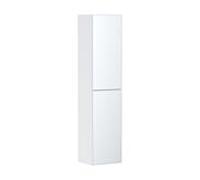hansgrohe Xevolos E Armoire haute, charnière de porte à droite, 400x360x1760mm, 54221320, Couleur: corps blanc mat, façade blanc métallisé