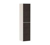 hansgrohe Xevolos E Armoire haute, charnière de porte à droite, 400x360x1760mm, 54222730, Couleur: Corps beige sable mat, façade chêne foncé