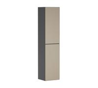 hansgrohe Xevolos E Armoire haute, charnière de porte à droite, 400x360x1760mm, 54223390, Couleur: corps gris ardoise mat, façade bronze structuré