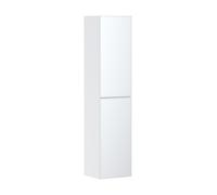 hansgrohe Xevolos E Armoire haute, charnière de porte à gauche, 400x360x1760mm, 54218320, Couleur: corps blanc mat, façade blanc métallisé
