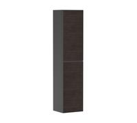 hansgrohe Xevolos E Armoire haute, charnière de porte à gauche, 400x360x1760mm, 54220730, Couleur: Corps gris ardoise mat, façade chêne foncé
