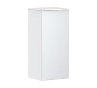 hansgrohe Xevolos E Armoire mi-haute, charnière de porte à droite, 400x360x890mm, 54215320, Couleur: corps blanc mat, façade blanc métallisé