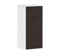 hansgrohe Xevolos E Armoire mi-haute, charnière de porte à gauche, 400x360x890mm, 54212730, Couleur: corps blanc mat, façade chêne foncé