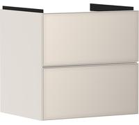 hansgrohe Xevolos E Armoire sous lavabo, 2 tiroirs, SoftClose, 580x475x555mm, pour lavabo, 54176790
