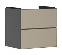 hansgrohe Xevolos E Armoire sous lavabo, 2 tiroirs, SoftClose, 580x475x555mm, pour lavabo, 54177390