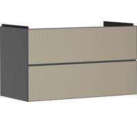hansgrohe Xevolos E Armoire sous lavabo, 2 tiroirs, SoftClose, 980x475x555mm, pour lavabo, 54183390