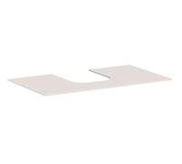 Hansgrohe Xevolos E - Comptoir pour lavabo, 98x55 cm, découpe au milieu, beige mat 54209780