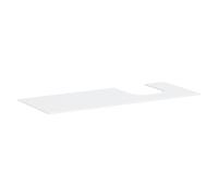 Hansgrohe Xevolos E - Comptoir pour lavabo, 137x55 cm, découpe à droite, blanc mat 54206700