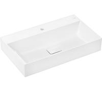 hansgrohe Xevolos E lavabo à poser, sans trop-plein, poli, SmartClean, 800x480mm, avec vidage, blanc, 61098450, Exécution: 1 trou de robinet