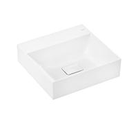 hansgrohe Xelovos E Lave-mains, sans trop-plein, 500x480mm, SmartClean, poncé, avec vidage, 61091450, Exécution: sans trou de robinet