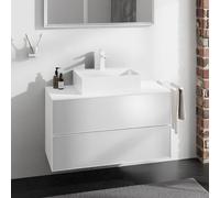 hansgrohe Xevolos E Meuble bas pour plan de toilette, 2 tiroirs, 54190320,