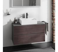 hansgrohe Xevolos E Meuble bas pour plan de toilette, 2 tiroirs, 54192730,