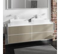 hansgrohe Xevolos E Meuble bas pour plan de toilette, 4 tiroirs, 54199390,