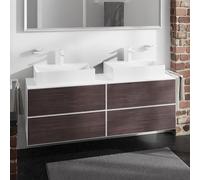 hansgrohe Xevolos E Meuble bas pour plan de toilette, 4 tiroirs, 54199730,