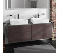 hansgrohe Xevolos E Meuble bas pour plan de toilette, 4 tiroirs, 54201730,