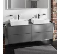 hansgrohe Xevolos E Meuble bas pour plan de toilette, 4 tiroirs, 54201770,