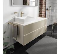 hansgrohe Xevolos E Meuble bas pour plan de toilette, 4 tiroirs, 54237390,