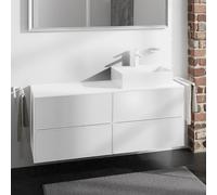 hansgrohe Xevolos E Meuble bas pour plan de toilette, 4 tiroirs, 54239320,