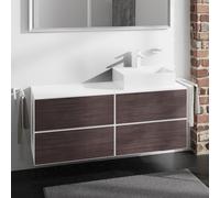 hansgrohe Xevolos E Meuble bas pour plan de toilette, 4 tiroirs, 54239730,